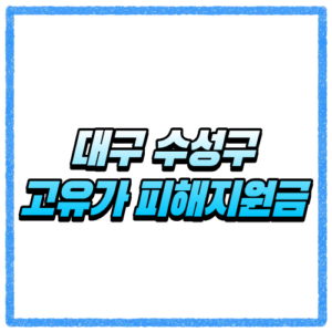 대구 수성구 고유가 피해지원금 신청방법 대상 조회와 지급 기준 바로 확인