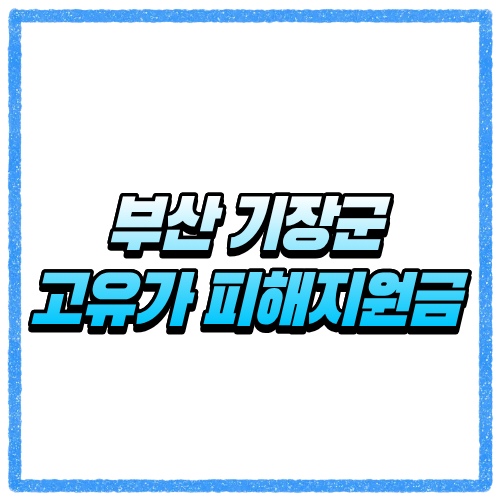 부산 기장군 고유가 피해지원금 신청방법, 대상 조회와 지급 기준 바로 확인